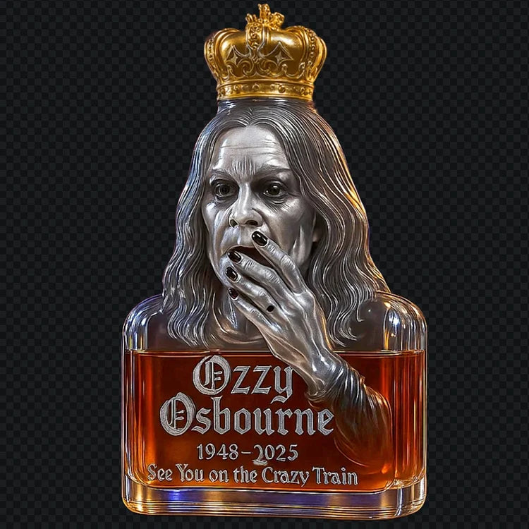 Ozzy Ne vedem la trenul nebun Whiskey sticlă