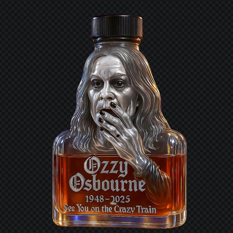 Ozzy Ne vedem la trenul nebun Whiskey sticlă