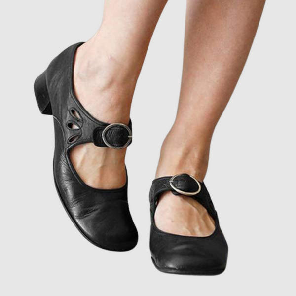 Daisy - Pantofi din piele Mary Jane