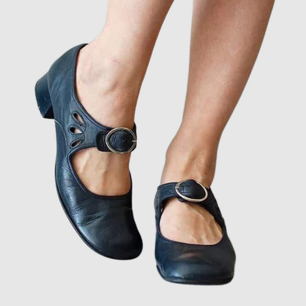 Daisy - Pantofi din piele Mary Jane