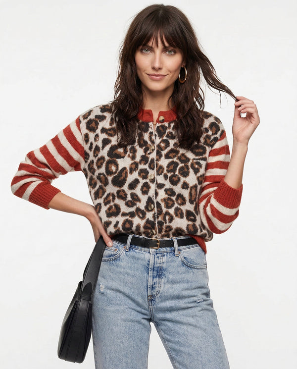 Rochie de noapte Chloé cu model leopard